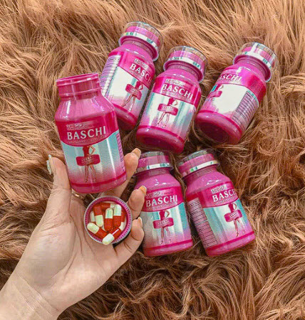 Giảm Cân Baschi Hồng Thái Lan | Hộp 40 Viên Chính Hãng