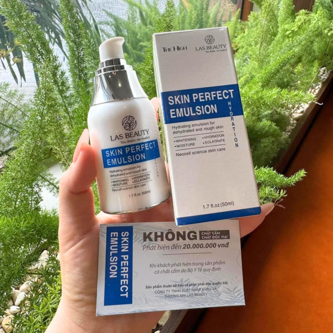 Sữa Dưỡng Rong Nho Skin Perfect Emulsion Las Beauty