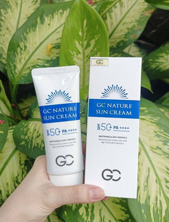Kem chống nắng GC Nature Sun Cream Hàn Quốc 60ml Chính Hãng