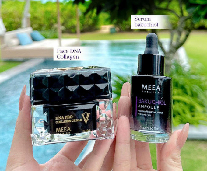 Combo Kem Face Cá hồi PRO V2 và Serum Bakuchiol V2 MEEA