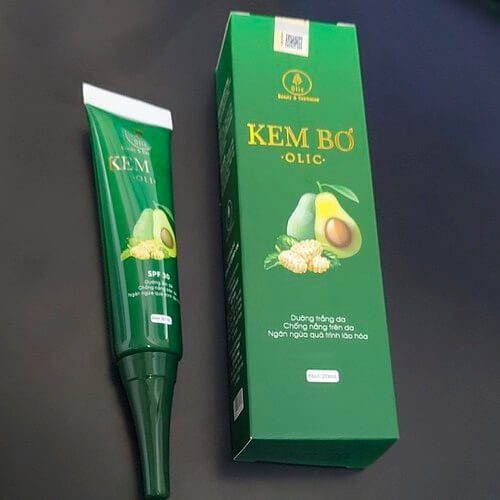 Kem Dưỡng Trắng Bơ Olic - Làm Trắng, Chống Nắng, Dưỡng Ẩm