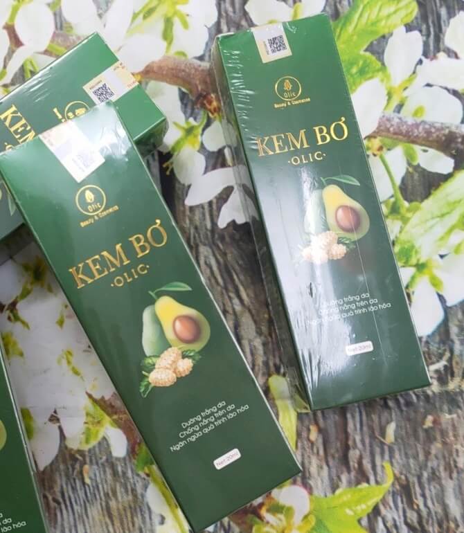 Kem Dưỡng Trắng Bơ Olic - Làm Trắng, Chống Nắng, Dưỡng Ẩm