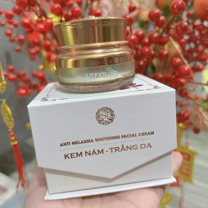 Kem Nám Trắng Da Saffron Hải Âu Việt - Trị Nám An Toàn