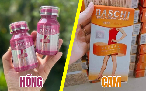 So Sánh Giảm Cân Baschi Hồng Và Baschi Cam Loại Nào Tốt Hơn ?