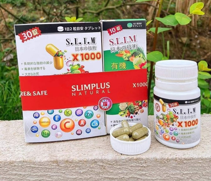 Giảm Cân Slim X1000 Nhật Bản | Giảm Cân Hiệu Quả An Toàn