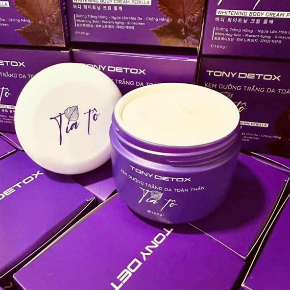 Kem Dưỡng Da Body Tía Tô Tony Detox | Chính Hãng