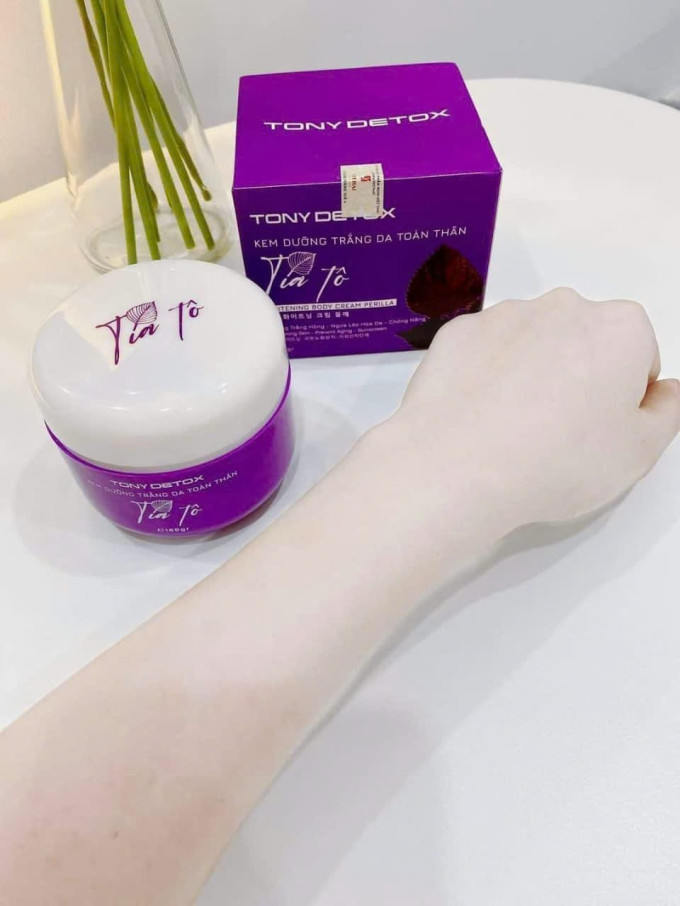 Kem Dưỡng Da Body Tía Tô Tony Detox | Chính Hãng