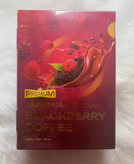 Cà Phê Giảm Cân Mâm Xôi Đen Blackberry Coffee | Chính Hãng