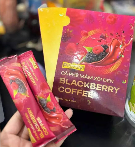 Cà Phê Giảm Cân Mâm Xôi Đen Blackberry Coffee | Chính Hãng