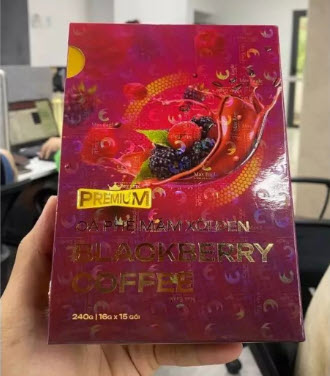 Cà Phê Giảm Cân Mâm Xôi Đen Blackberry Coffee | Chính Hãng