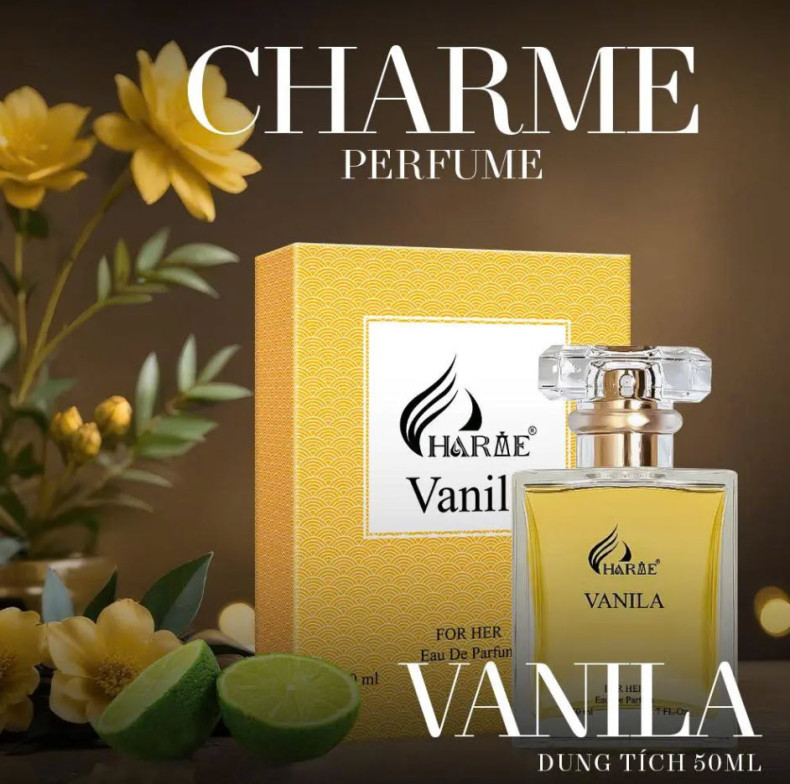 Nước Hoa Nữ Charme Vanilla Chính Hãng