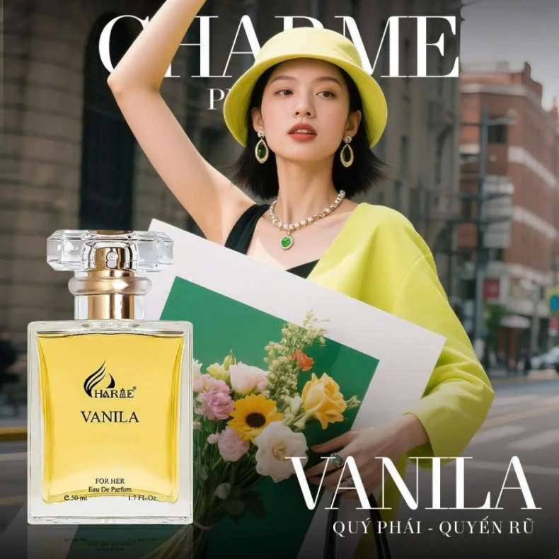 Nước Hoa Nữ Charme Vanilla Chính Hãng