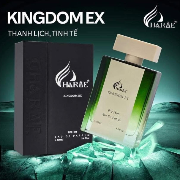 Nước Hoa Unisex Charme Kingdom EX 100ml – Mùi Hương Tinh Tế