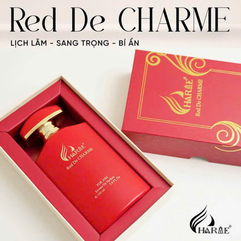 Nước Hoa Nam Red De Charme – Hương Woody Aromatic Nam Tính