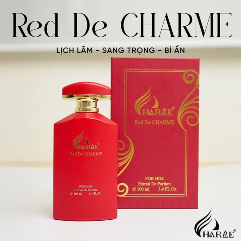 Nước Hoa Nam Red De Charme – Hương Woody Aromatic Nam Tính