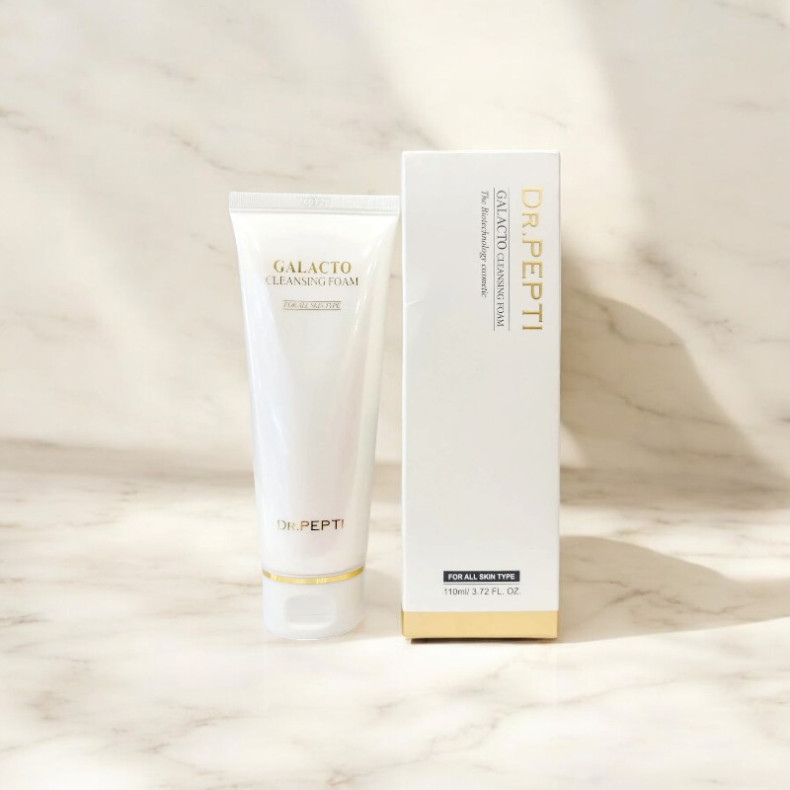 Sữa rửa mặt Dr.Pepti Galacto Cleansing Foam - Chính Hãng