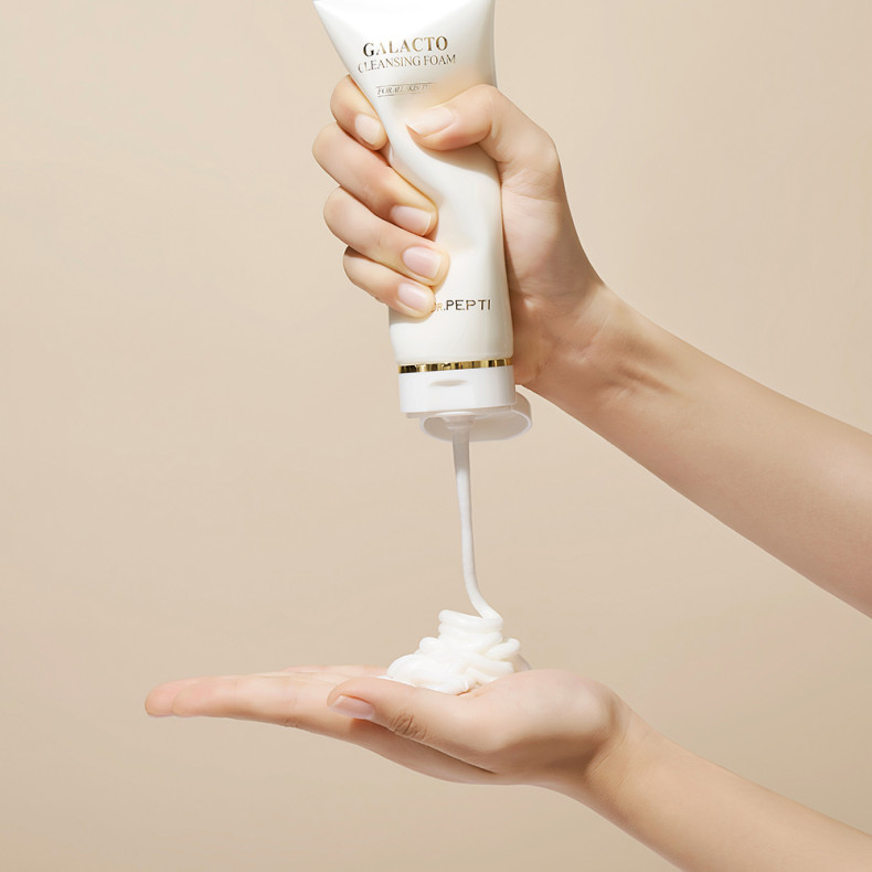 Sữa rửa mặt Dr.Pepti Galacto Cleansing Foam - Chính Hãng
