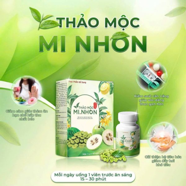 Thảo Mộc Giảm Cân Mi.Nhon – Giảm mỡ an toàn, dáng thon gọn