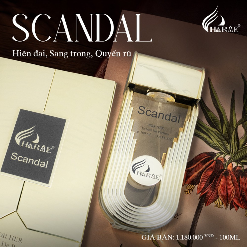 Nước Hoa Nữ Charme Scandal 100ml – Hương quyến rũ, bí ẩn