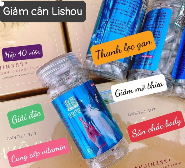 Viên Uống Giảm Cân Lishou Thái Lan | Hộp 40 Viên