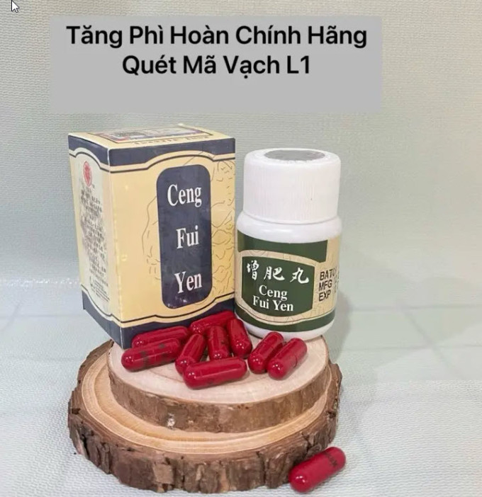 Ceng Fui Yen – Tăng Cân Tăng Phì Hoàn – Hộp 30 Viên Malaysia