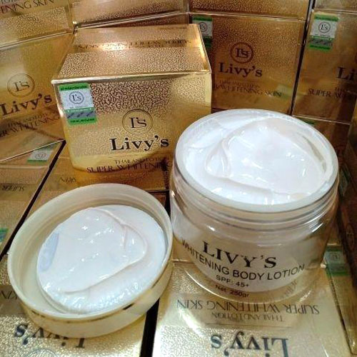 Kem Body Livy’s Vàng Thái Lan 250g - Hàng Chính Hãng