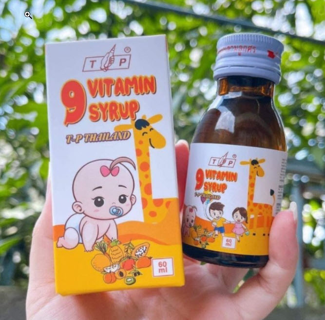Siro 9 Vitamin Syrup TP Thái Lan – Tăng Cân Hiệu Quả