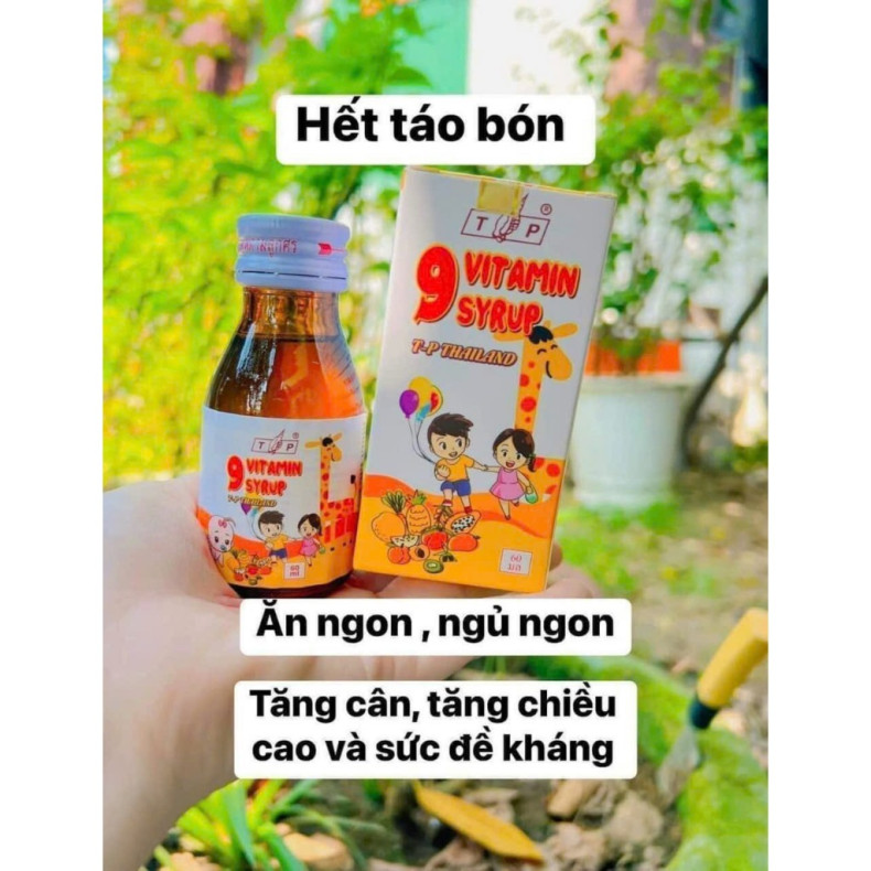 Siro 9 Vitamin Syrup TP Thái Lan - Tăng Cân Hiệu Quả